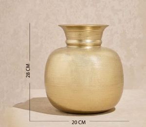 แจกันดอกไม้สีทองทันสมัยคุณภาพสูงดีไซน์หรูหราไม่เหมือนใครสำหรับบ้านสวนร้านอาหารและของตกแต่งงานแต่งงาน - Product Image 4