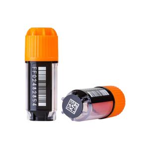 FluidX 48-Formato Rosca externa Código 2D Base 1D Código de barras lineal 1,5 ml Tubo tricodificado Tapa de rosca PP Número de lectura humana Lado - Product Image 2