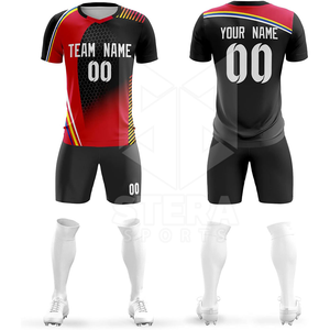 ชุดเสื้อฟุตบอลระบายอากาศได้ดีชุดเสื้อฟุตบอลแบบสั่งทำ - Product Image 1