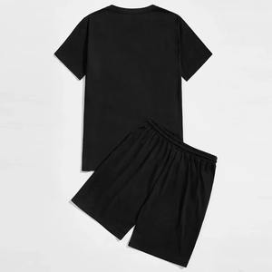 Conjunto de camiseta de manga corta de verano para hombre de alta calidad con logotipo bordado de secado rápido Diseño personalizado Técnicas lavadas Estilo liso - Product Image 2