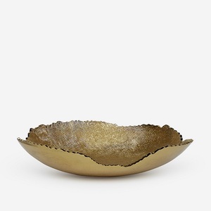 Cuenco para servir hojas de tendencia para el hogar, Hotel, restaurante, frutas secas, Cuenco para dulces, vajilla, ensaladera de latón pulido dorado, uso en la cocina - Product Image 6