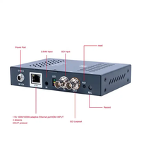 Terlaris 2024 HD SDI IP SRT NDI RTMP interkom TF rekam Video Streaming Encoder H265 H264 peralatan siaran TV Radio