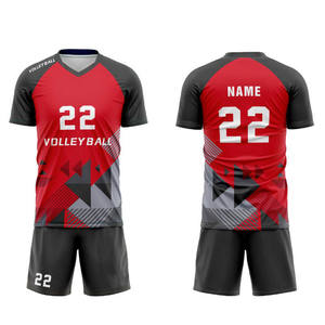 Uniforme de voleibol personalizado con impresión por sublimación, textura transpirable y ligera, ideal para torneos y ropa deportiva. - Product Image 3