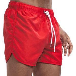 Pantalones cortos de playa en blanco multicolor con estampado de logotipo personalizado para hombre, pantalones cortos informales de verano para hombre, traje de baño corto para hombre al por mayor - Product Image 2