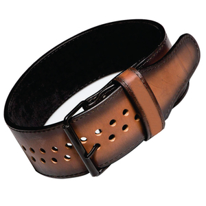 2025 haute qualité personnalisé dos soutien haltérophilie ceinture Gym cuir Powerlifting levier ceinture haltérophilie ceintures boucles - Product Image 2