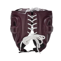 Nouveauté : Casque de protection pour la tête unisexe, réglable, de haute qualité, en PU respirant à 100 %, fabriqué en usine, pour le sport mixte (boxe/MMA)