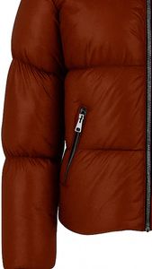 Veste d'hiver imperméable de style streetwear, 100% polyester/nylon, à capuche, avec logo sur le devant - Product Image 5