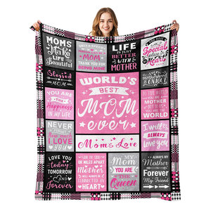 Manta de <span class=keywords><strong>Regalo</strong></span> <span class=keywords><strong>para</strong></span> <span class=keywords><strong>el</strong></span> Día de la Madre, de Hija o Hijo, <span class=keywords><strong>para</strong></span> la <span class=keywords><strong>Mejor</strong></span> Mamá del Mundo, <span class=keywords><strong>Regalo</strong></span> de Cumpleaños, Mantas de Felpa <span class=keywords><strong>para</strong></span> Mamá - Product Image 1