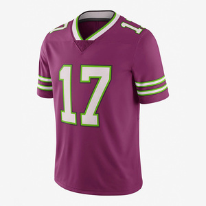 Nuevo diseño personalizado fútbol americano Jersey transpirable de talla grande fútbol americano uniforme ropa deportiva 100% poliéster - Product Image 3