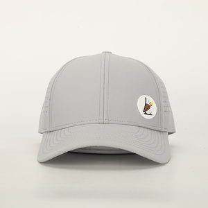 6-Panel Embroidered Logo Baseball <b>Hat</b> Waterproof Sporty Trucker Cap Perforated Laser Cutting Hole Street Similar 5-Panel <b>Hat</b> - Product Image 2