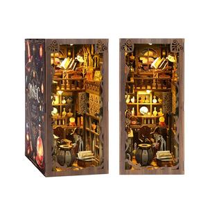 หนังสือไม้ที่ไม่เหมือนใคร2.5มม. MDF Book Nook ห้องสมุดมายากล UV การพิมพ์3D ปริศนา DIY หนังสือ Nook - Product Image 5