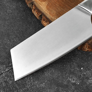 Venta al por mayor personalizado OEM ODM cubertería hoja de acero de alta dureza afilada cuchillo de cocina hoja rebanadora cuchillo de acero inoxidable - Product Image 3