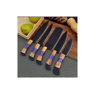 Cuchillo de resina y madera color verde Cucharas para servir Cuchillo de mantequilla Diseño Cuchillo de queso de resina - Product Image 6