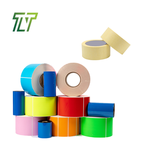 Listo para enviar Cinta adhesiva de colores estirable de alta resistencia Papel recubierto Uso de oficina Montaje Adhesivo Etiquetas de impresión Cartón - Product Image 1