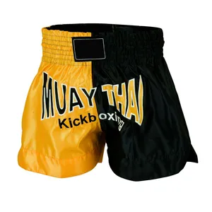 Custom Logo MMA Kick Boxing Grappling Martial Arts Gear Fight Muay Thai Shorts Custom Boxing Shorts