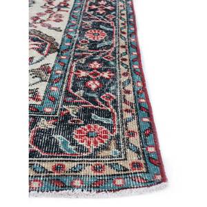 Tapis en laine noués à la main de grande taille, style vintage, motif médaillon rouge et orange, pour salon ou couloir - Pae-2324 - Product Image 4