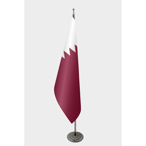Accessoires officiels de décoration intérieure du Qatar pour drapeaux et décorations d'intérieur - Product Image 1
