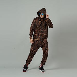 Ropa deportiva para hombre, chándal personalizado de poliéster con sublimación 3D, ropa de calle, traje de entrenamiento para correr, chándal de ropa activa - Product Image 5