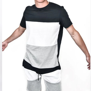 Ensemble deux pièces pour homme, t-shirt et short de streetwear de marque, respirant, grande taille, hiver, épaules tombantes, haute qualité, séchage rapide - Product Image 3