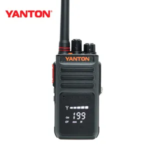 YANTON T-800 walki talki มือฟรีสแตนด์บายนานจอแสดงผลที่ซ่อนอยู่ 199 ช่อง 5W ตัดเสียงรบกวนบันทึก Type-c เครื่องส่งรับวิทยุ