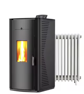 Stufa a Pellet Idro con Alimentazione Automatica di Pellet, Riscaldamento ad Acqua Calda, Design Moderno, Controllo WIFI - Product Image 1