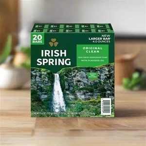 Wholesale supplier Irish Spring Original Clean Solid Mineral Whitening Bar <b>Soap</b> for Men 20 Ct. Normal/All Skin Types - Product Image 1