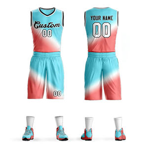 Uniforme de baloncesto de etiqueta privada en precio al por mayor uniforme de baloncesto liso de tela transpirable sin mangas personalizado servicio OEM - Product Image 1