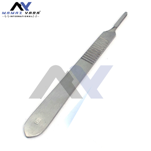 100 lames de scalpel stériles en acier au carbone #10 avec 1 poignée de scalpel #3-ensemble d'instruments de précision chirurgicale pour la médecine - Product Image 5