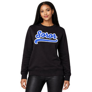 Sudadera Negra con Cuello Redondo de la Hermandad Zeta Phi Beta, Inspirada en los Fundadores de 1920, Hermandad Griega, Mujeridad Superior, Sudadera de Algodón Premium - Product Image 5