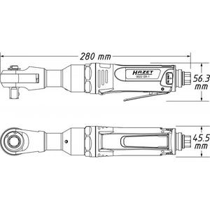 Llave de Impacto Neumática Hazet de 1/2'' con Potente Mecanismo de Embrague de Pasador - Product Image 2