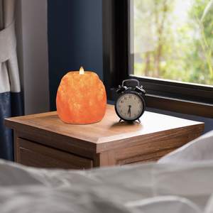 2025 nouvelle lampe de sel de l'Himalaya en cristal naturel faite à la main Unique conception personnalisée Style oeuf écologique maison bougie décorative - Product Image 4