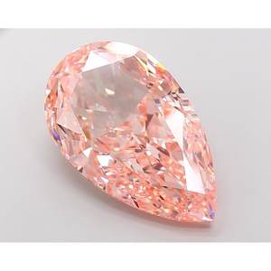 เพชรพีชสีชมพูสดใส น้ำหนัก 15.04 กะรัต ระดับความสะอาด VVS2 เพาะเลี้ยงในห้องปฏิบัติการ - Product Image 1