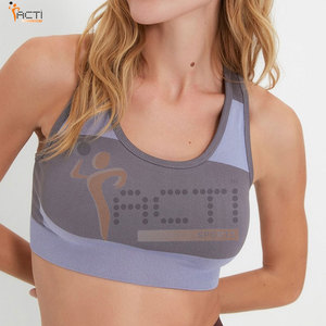 OEM logotipo personalizado Fitness Sexy Cross Back Fitness Bra ajustable de alto impacto mujeres Fitness Bra - Product Image 3