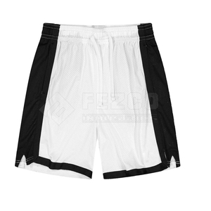 Short en maille de coton respirant pour hommes, taille élastique, poches latérales, grande taille, style décontracté, vente en gros - Product Image 1