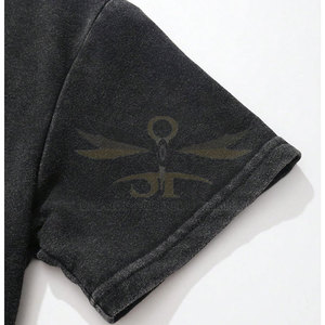 T-shirt vintage homme de haute qualité T-shirt vintage meilleure vente pour homme T-shirt vintage couleur unie pour adulte - Product Image 5