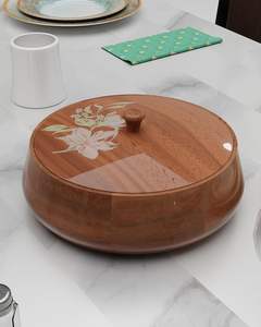 Plat à gratin en bois moderne avec poignées, taille personnalisable, passe au lave-vaisselle, pour usage domestique et en restauration - Product Image 4