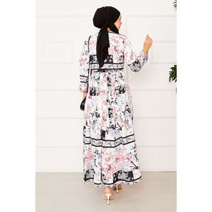 Ensemble décontracté 2 pièces en modal et mousseline pour femme avec jupe à nouer sur le côté, noir, pour le printemps/été - Product Image 6