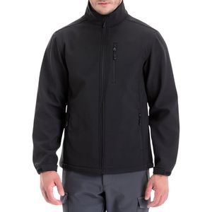 Buy Custom Waterproof Softshell Jacket Men <b>Fleece</b> Lined Windbreaker <b>Thermal</b> Zip Up Stretch Outdoor Jackets - Product Image 5