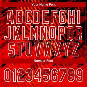 Camiseta de Béisbol/Sóftbol Personalizada con Letras Texturizadas Rojas, Sublimación, 2 Botones, 100% Poliéster, Transpirable, Secado Rápido, Unisex, para Club - Product Image 5