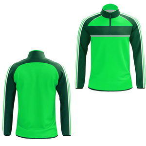 100% Polyester Léger GAA 1/4 Zipper Quickdry Logo Personnalisé Impression Sportswear OEM Disponible - Product Image 3