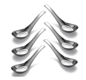 Cuillère à soupe en acier inoxydable miroir Couverts Cuillère à soupe personnalisée Design Morden 12 pièces meilleure vente - Product Image 5