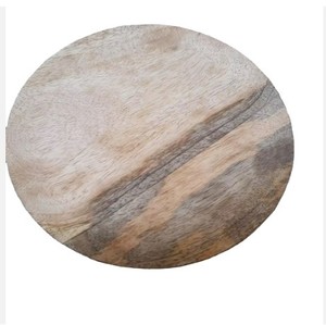 Plato de madera de mango pulido brillante hecho a mano de alta venta, bandeja de servicio para niños para comida de comedor, plato de bebé, platos de varios tamaños - Product Image 2
