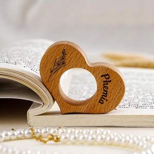 Porte-livre en bois poli et durable, outil de lecture minimaliste pour livres brochés, reliés et agendas - Product Image 3