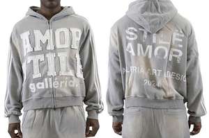 Unisex elegante 100% algodón pantalones de chándal Jogger conjuntos 2 piezas chándal de moda para hombres y mujeres para el invierno - Product Image 3