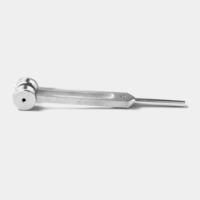 Diapasón Manual de Acero Inoxidable Plateado de 136.1HZ Premium para Diagnóstico, Sanación, Relajación, Alivio del Estrés, Meditación y Terapia de Sonido