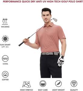 Polos informales de alta calidad OEM a precio de fábrica para hombre, Polo bordado transpirable de secado rápido a granel para Polo personalizado - Product Image 5