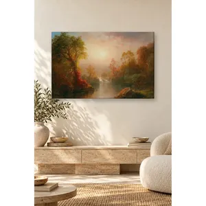 Impression sur toile Fida Frederic Church Misty Autumn River - Product Image 2