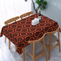 Nappe Classique Imprimée Personnalisable en Mélange de Lin Fait Main de Qualité Supérieure, Élégante pour Usage Quotidien et Extérieur