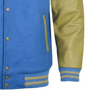 Chaqueta Letterman para Hombre con Diseño Nuevo y Color Personalizado, con Cuello Alto y Logotipo Frontal, Secado Rápido, Transpirable, Ropa de Calle para Invierno - Product Image 4