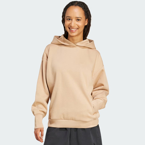 Sweats à capuche décontractés pour femmes Collection hiver coton éponge impression numérique épaule tombante coupe surdimensionnée vente en gros exportateur de vêtements - Product Image 2
